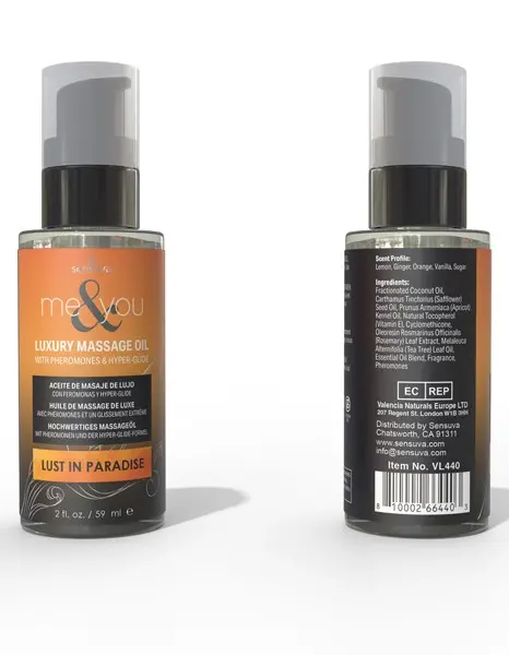Pheromone Infused Massage Oil