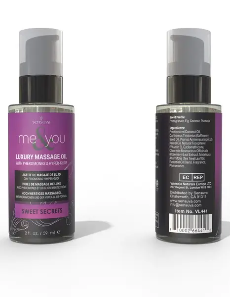Pheromone Infused Massage Oil
